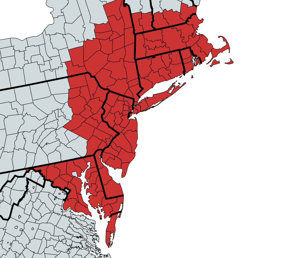 service area map
